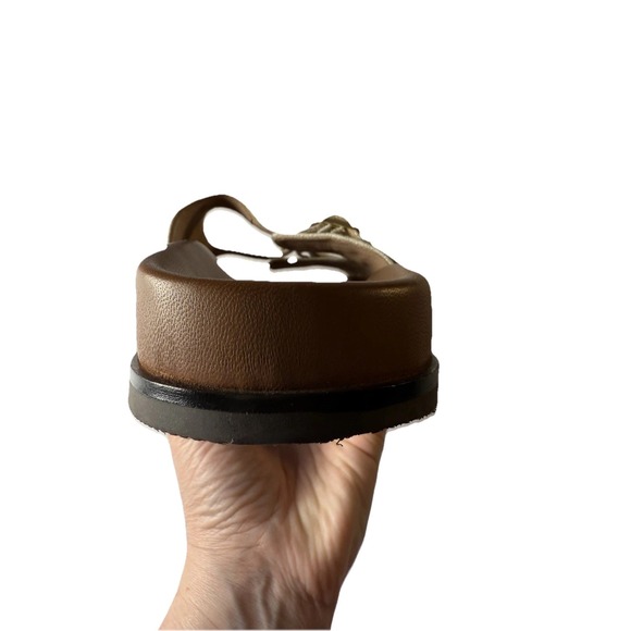 J.Crew New Colbie buckle sandals in canvas and leather size 10 - Picture 7 of 12